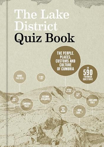 Cover image for The Lake District Quiz Book: The People, Places, Customs and Culture of Cumbria in 635 Fiendish Questions