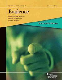 Cover image for Black Letter Outline on Evidence