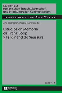 Cover image for Estudios En Memoria de Franz Bopp Y Ferdinand de Saussure