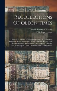 Cover image for Recollections Of Olden Times