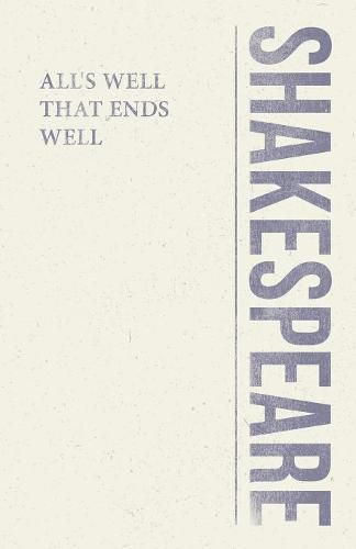 Cover image for All's Well That Ends Well