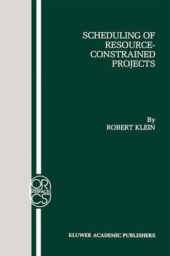 Cover image for Scheduling of Resource-Constrained Projects