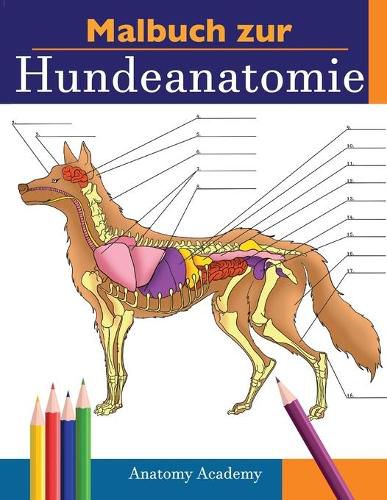 Cover image for Malbuch zur Hundeanatomie: Unglaublich Detailliertes Arbeitsbuch uber Hundeanatomie in Farbe zum Selbsttest Perfektes Geschenk fur Tiermedizinstudenten, Hundefreunde und Erwachsene