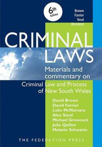 Cover image for Criminal Laws: Materials and Commentary on Criminal Law and Process in NSW