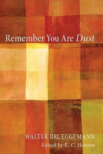 Cover image for Remember You Are Dust