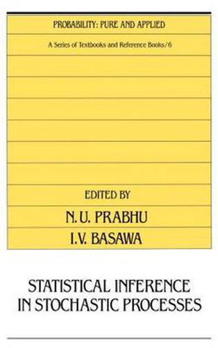 Cover image for Statistical Inference in Stochastic Processes