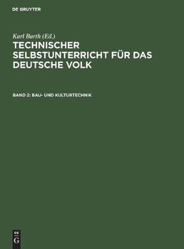 Cover image for Bau- Und Kulturtechnik