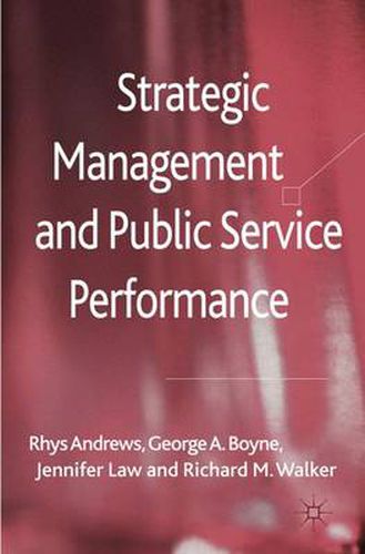 Strategic Management and Public Service Performance