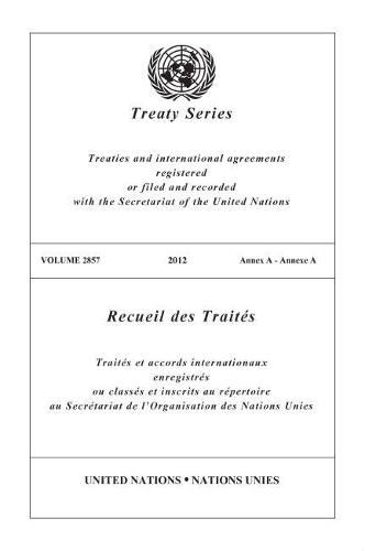 Treaty Series 2857 (English/French Edition)