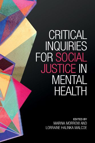 Cover image for Critical Inquiries for Social Justice in Mental Health