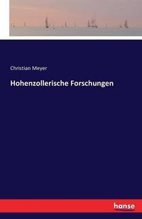 Cover image for Hohenzollerische Forschungen