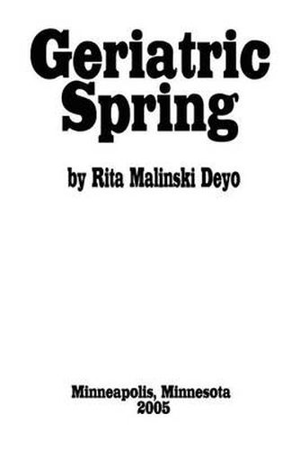 Cover image for Geriatric Spring