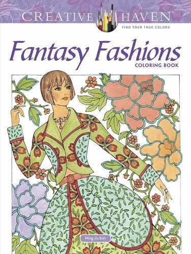 Cover image for Creative Haven Fantasy Fashions Coloring Book