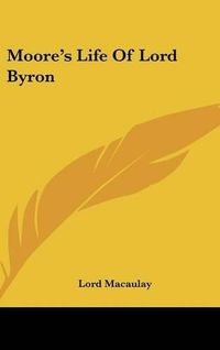 Cover image for Moore's Life of Lord Byron