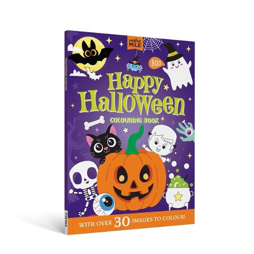 Cover image for Happy Halloween Colouring Book