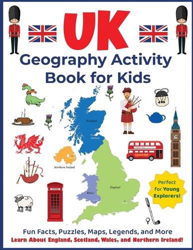 Cover image for UK Geography Activity Book for Kids