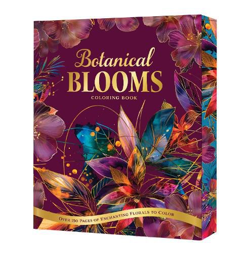 Cover image for Botanical Blooms Coloring Book