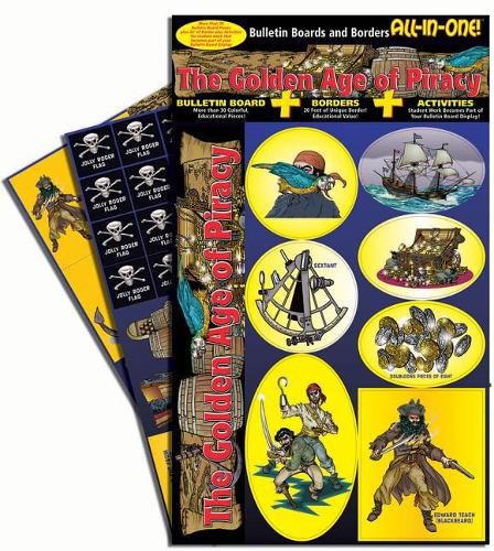 Cover image for The Golden Age of Piracy! Bulletin Boards with Borders