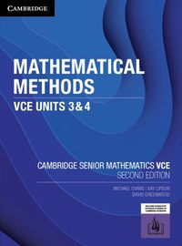 Cover image for Mathematical Methods VCE Units 3&4