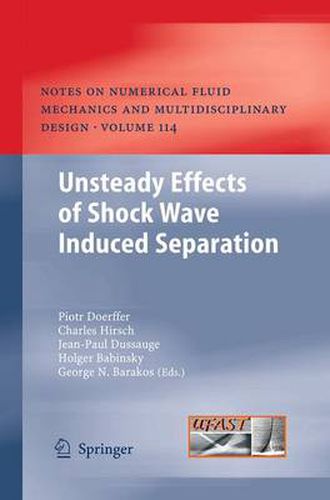 Cover image for Unsteady Effects of Shock Wave induced Separation