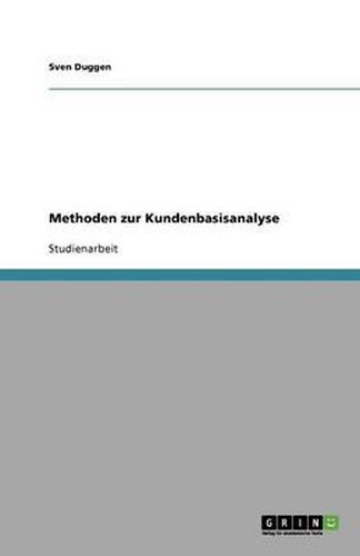 Cover image for Methoden zur Kundenbasisanalyse