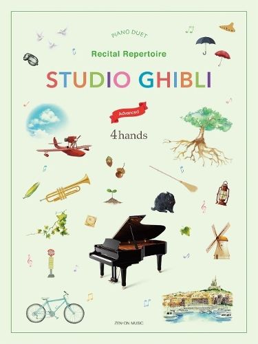 Cover image for Studio Ghibli Recital Repertoire for Piano Duet