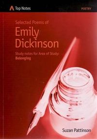 Cover image for Selected Poems of Emily Dickinson: Study Notes for Area of Study: Belonging