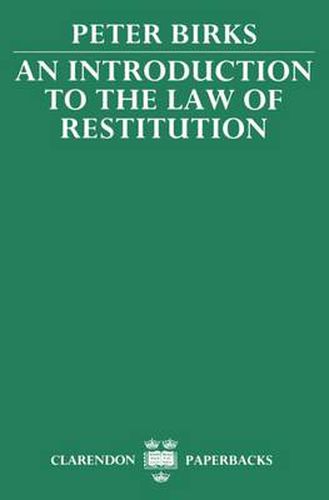 Cover image for An Introduction to the Law of Restitution