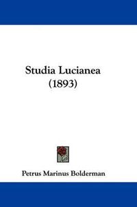 Cover image for Studia Lucianea (1893)