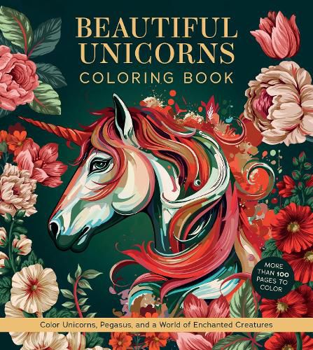 Cover image for Beautiful Unicorns Coloring Book