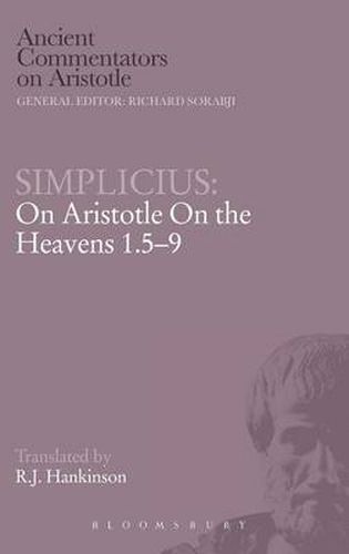 Cover image for On Aristotle  On the Heavens 1.5-9