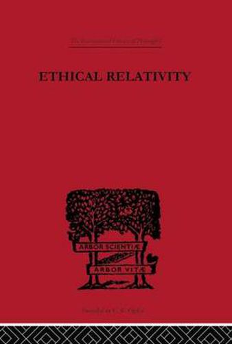 Cover image for Ethical Relativity