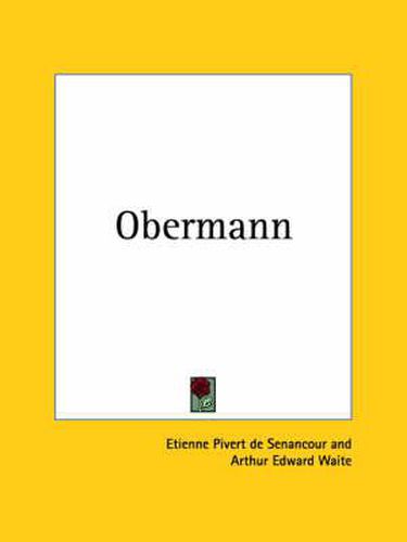 Cover image for Obermann (1909)