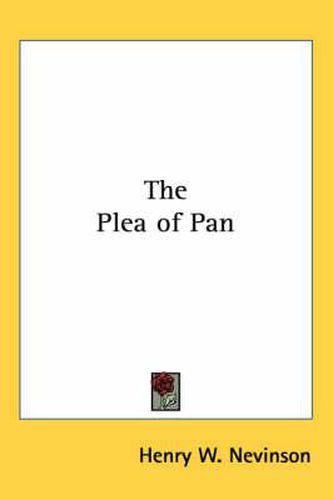 Cover image for The Plea of Pan