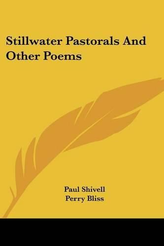 Cover image for Stillwater Pastorals and Other Poems