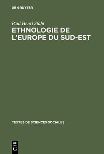 Cover image for Ethnologie de l'europe du sud-est