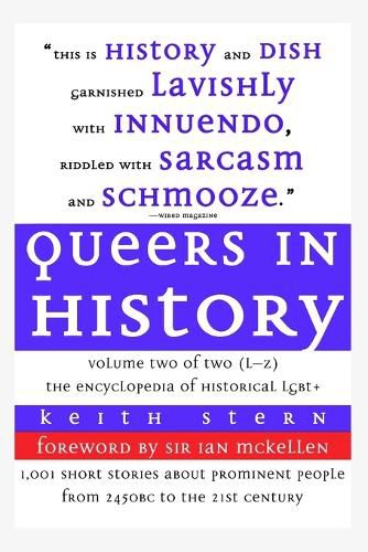 Cover image for Queers in History Volume Two of Two (L-Z)