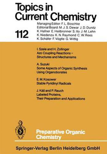 Cover image for Preparative Organic Chemistry