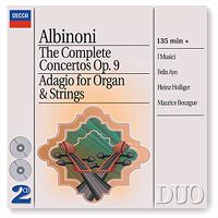 Cover image for Albinoni: Complete Concertos Op. 9, Adagio for Organ and Strings