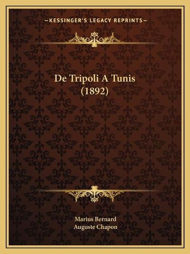 de Tripoli a Tunis (1892)