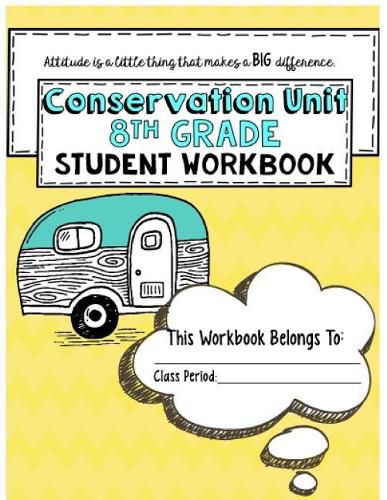 Cover image for Conservation  8th Grade Guidebook Unit Workbook