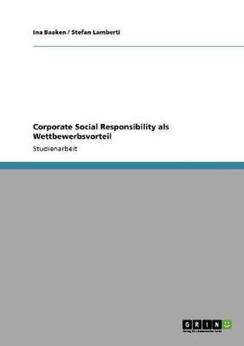 Cover image for Corporate Social Responsibility als Wettbewerbsvorteil