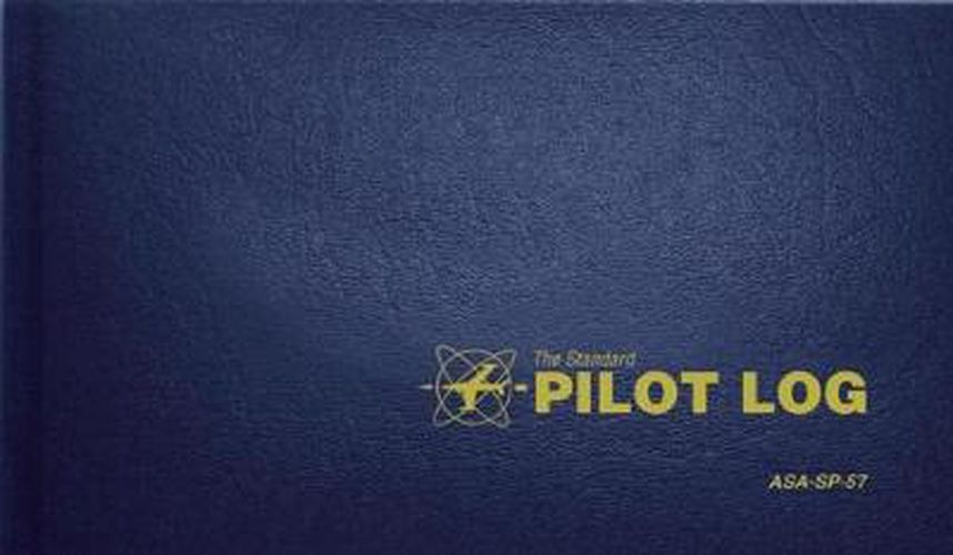 Cover image for The Standard Pilot Log (Navy Blue): ASA-SP-57