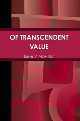 Cover image for Of Transcendent Value