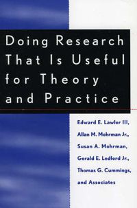 Cover image for Doing Research That Is Useful for Theory and Practice