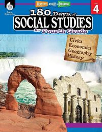 Cover image for 180 Days of Social Studies for Fourth Grade: Practice, Assess, Diagnose
