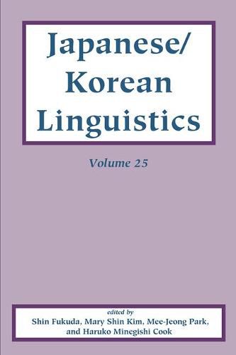 Cover image for Japanese/Korean Linguistics, Volume 25