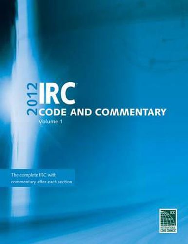 Cover image for IRC Code and Commentary, Volume 1