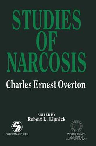 Studies of Narcosis: Charles Ernest Overton