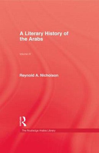 Cover image for Literary History Of The Arabs